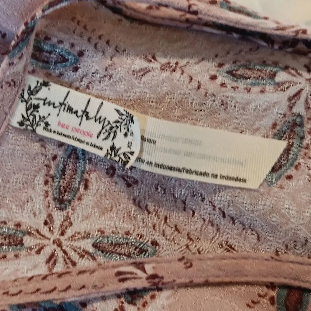 Intimately Free People Tunic Boho Fairycore